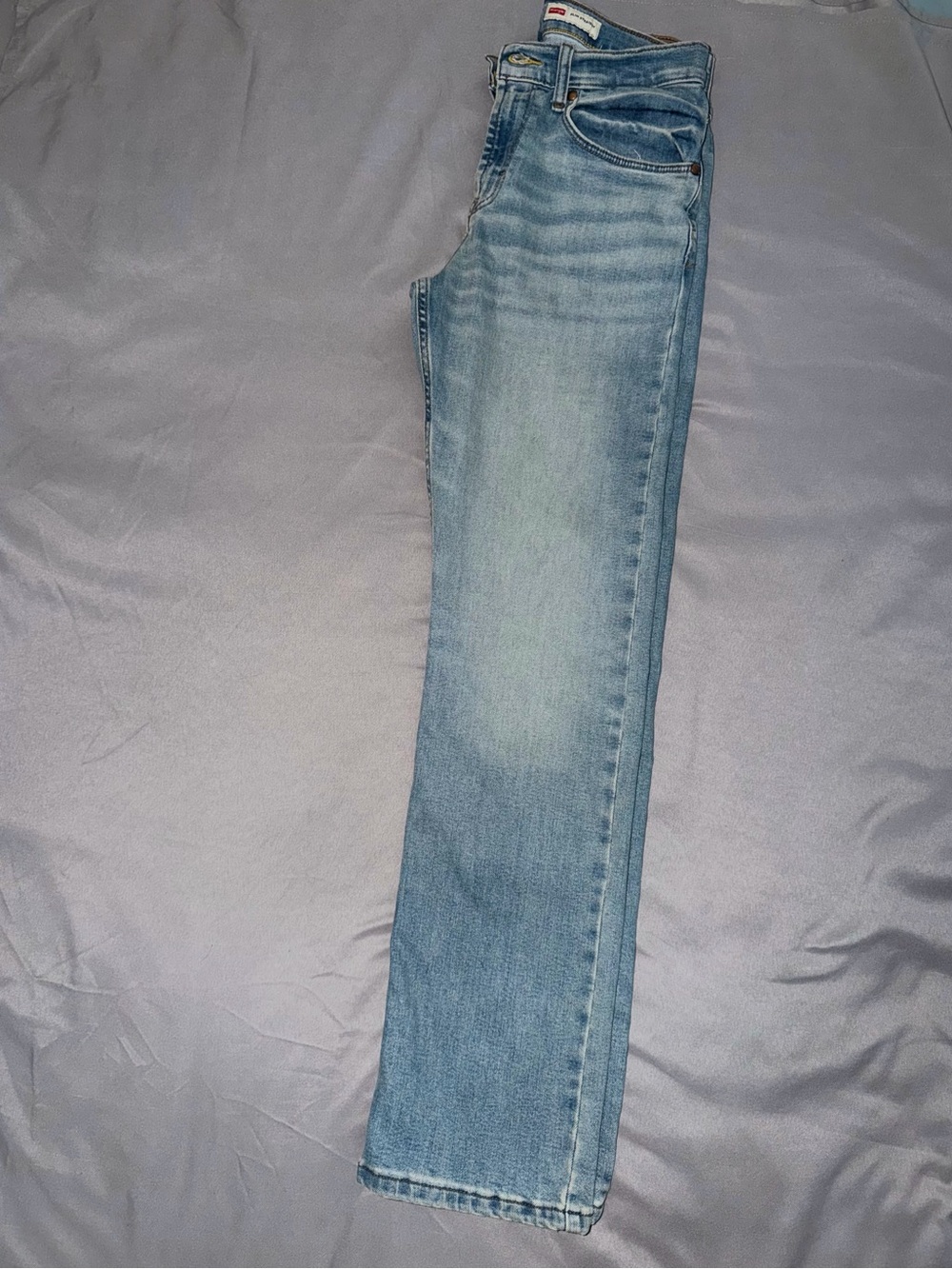 Slim Straight Men’s Jeans in Light Blue